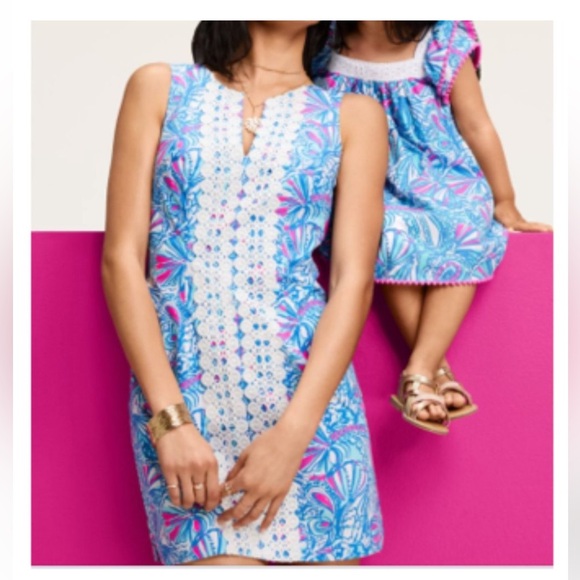 Pulitzer for Target Shift Dress My Fans blue 6 - Picture 6 of 13